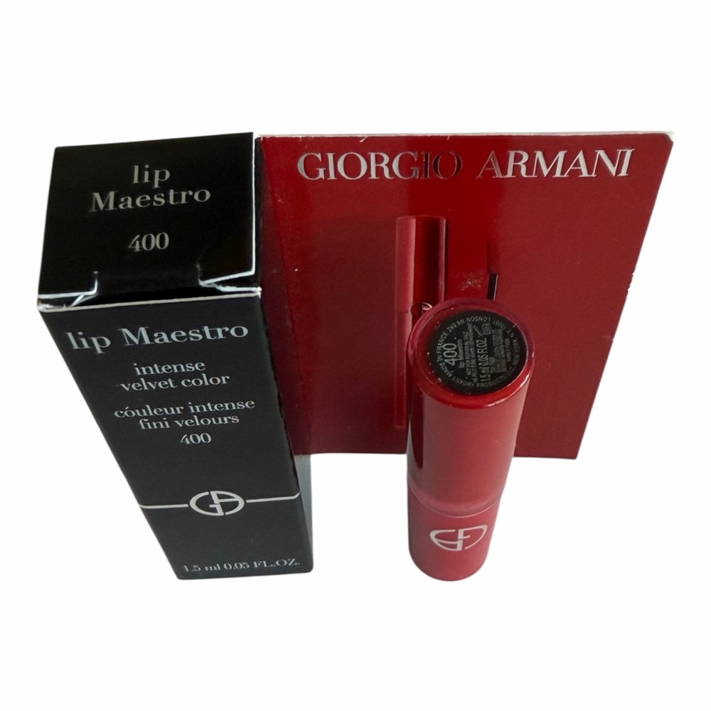 Luxury Lip Mini Bundle Dior Valentino Armani | Travel Size Lipstick & Gloss Set - Picture 2 of 7